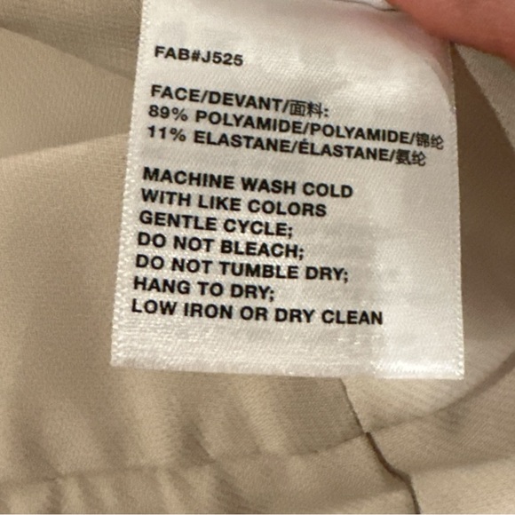 NWT Lafayette 148 New York, Sand colored, Straight Leg Pants, - Picture 11 of 12